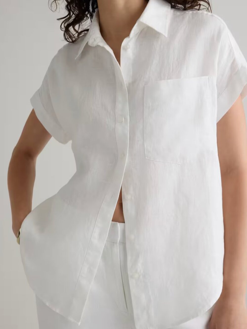 Quince 100% European Linen Camp Shirt